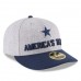 Men's Dallas Cowboys New Era Heather Gray/Navy 2018 NFL Draft Official On-Stage Low Profile 59FIFTY Fitted Hat 2969161